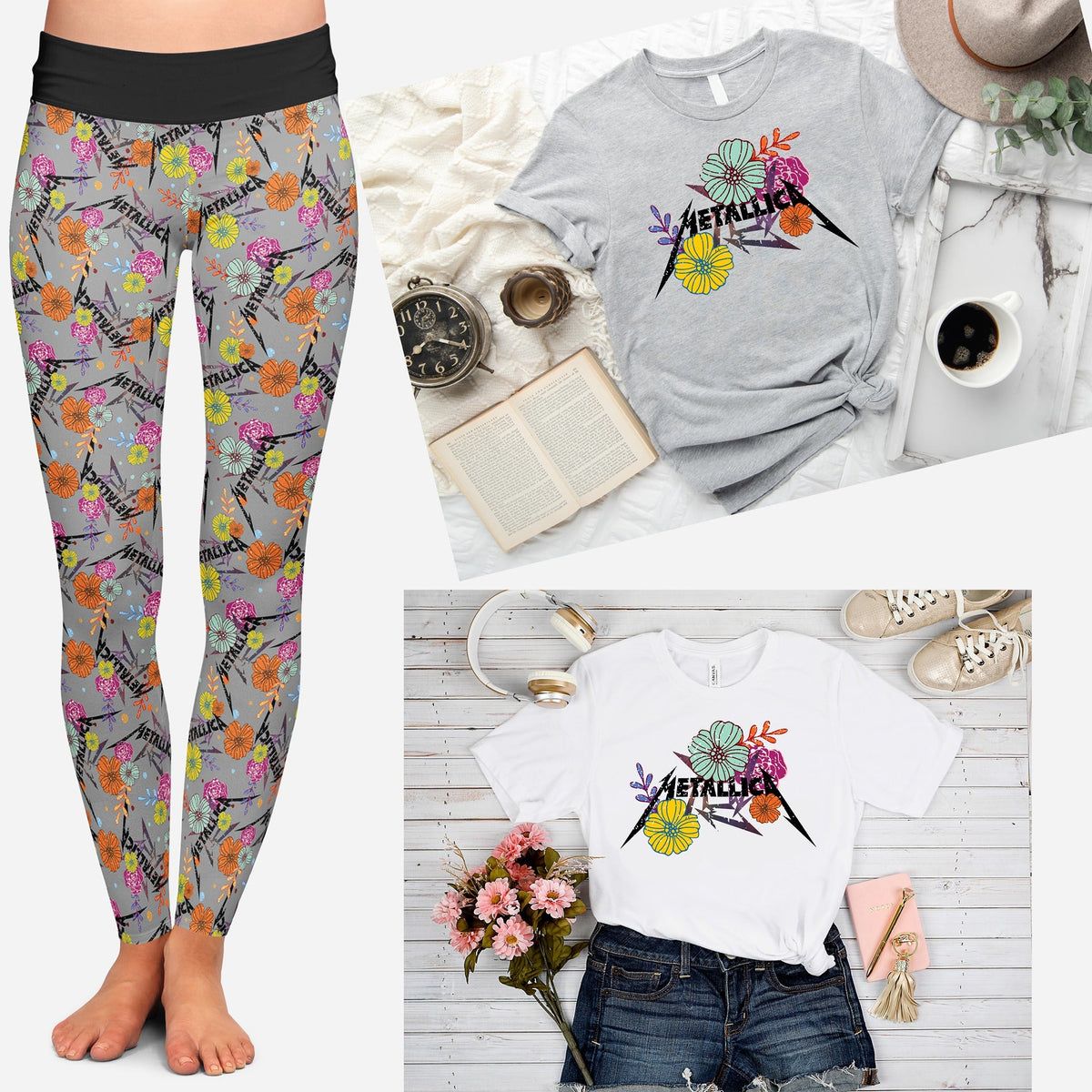 BAND RUN 2- UNFORGIVEN FLORAL TEE
