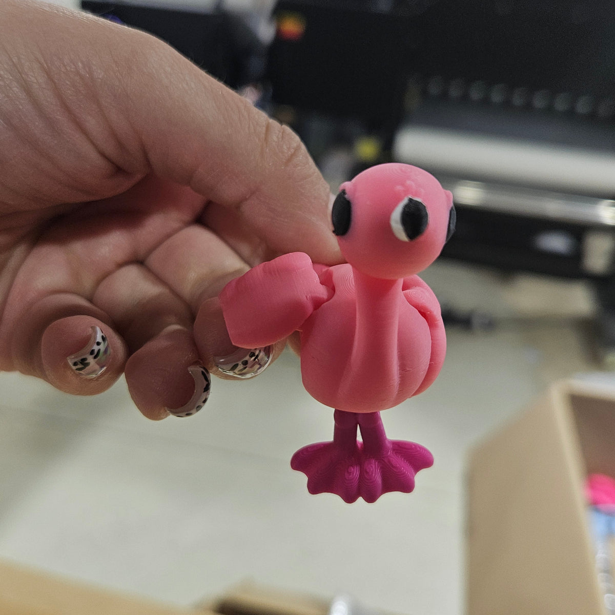 PINK FLAMINGO-3D PRINTED STRAW BUDDY