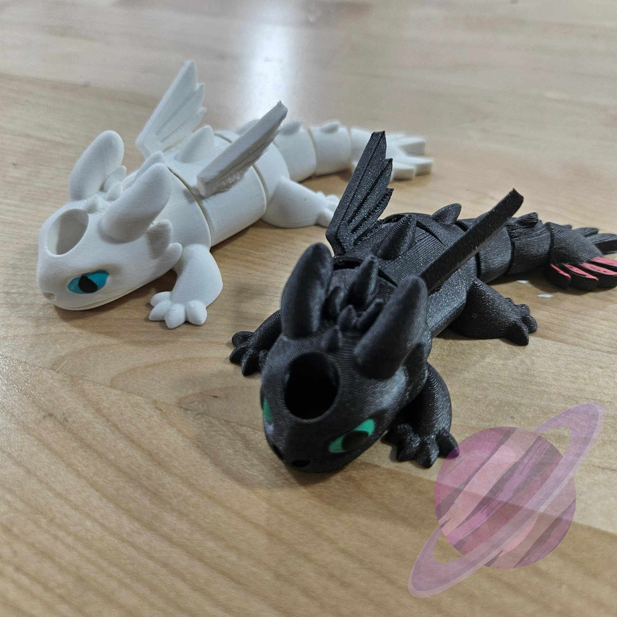 LIGHT FURY-3D PRINTED STRAW BUDDY