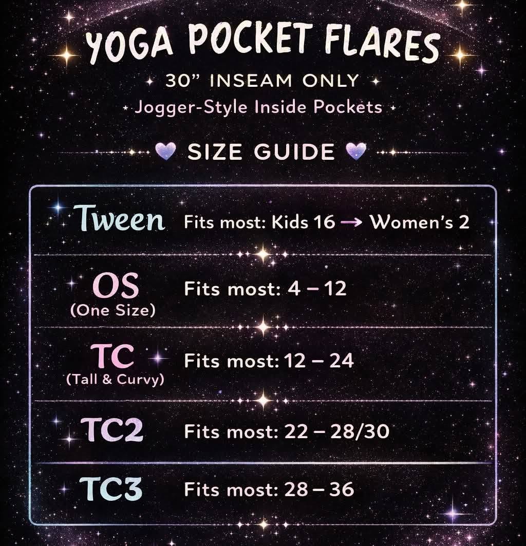 SADDLE UP SWEETHEART-YOGA FLARES-MIX EDIT PREORDER CLOSING 10/30
