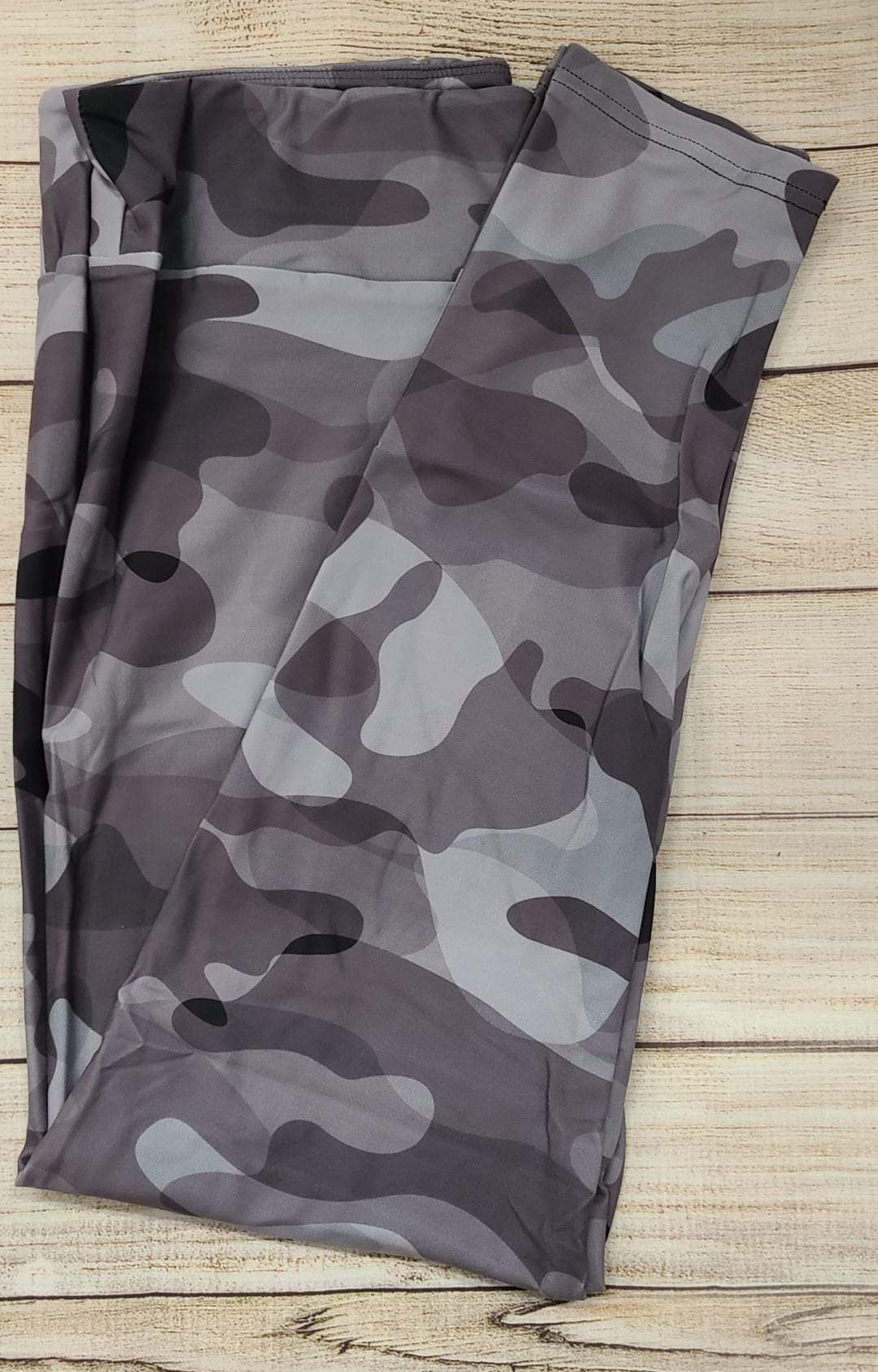 Grey Camo leggings no pockets