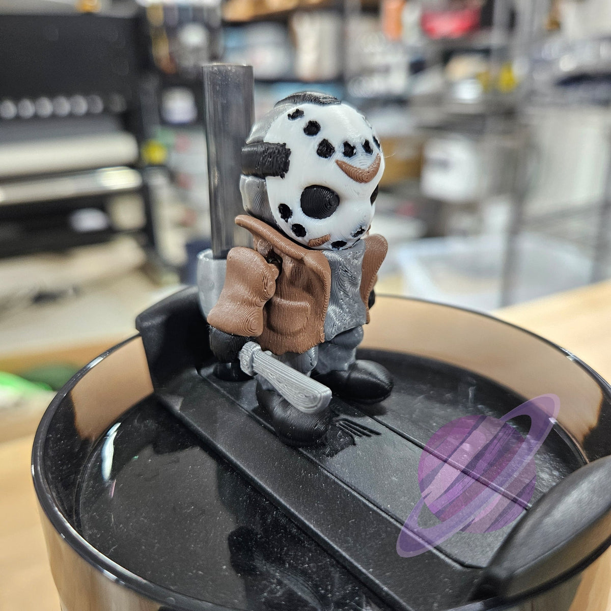 CRYSTAL LAKE-3D PRINTED STRAW BUDDY