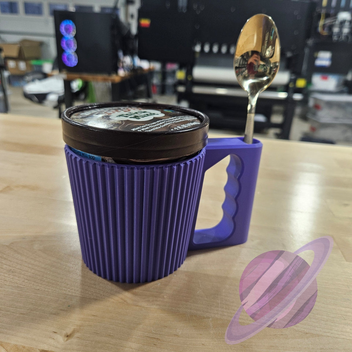 3D PRINTED ICE CREAM PINT HOLDER
