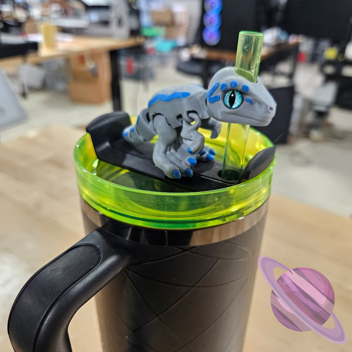 RAPTOR-3D PRINTED STRAW BUDDY