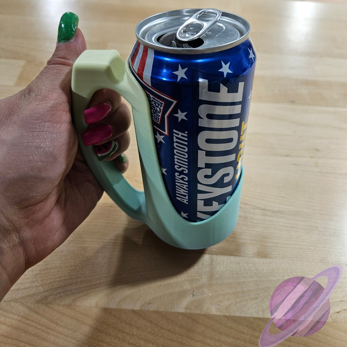 3D PRINTED 12 OZ SODA CAN CUP HOLDER WITH HANDLE