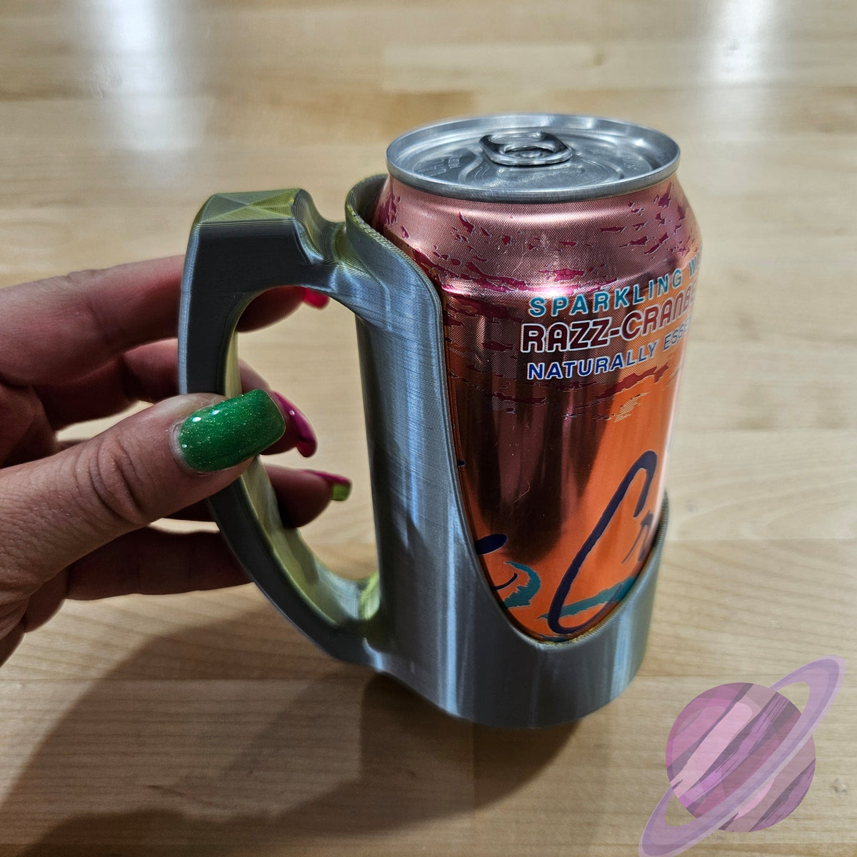 3D PRINTED 12 OZ SODA CAN CUP HOLDER WITH HANDLE