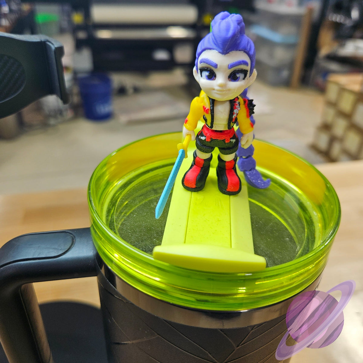 HUNTER GIRL-3D PRINTED STRAW BUDDY