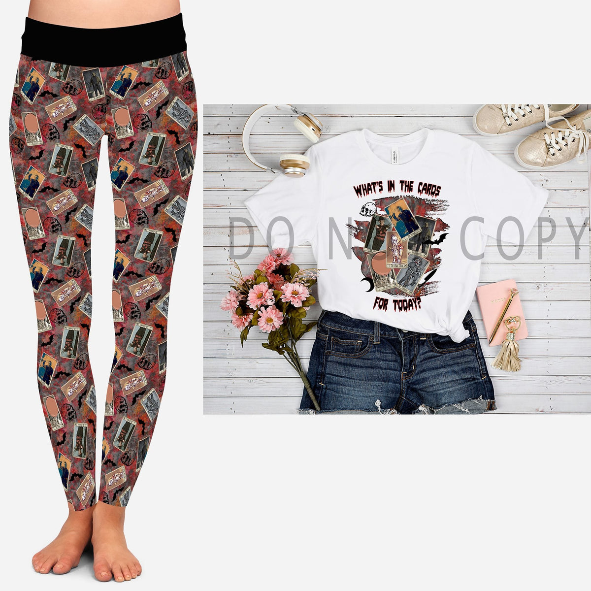 OUTFIT RUN 4- WHATS IN THE CARDS TEE