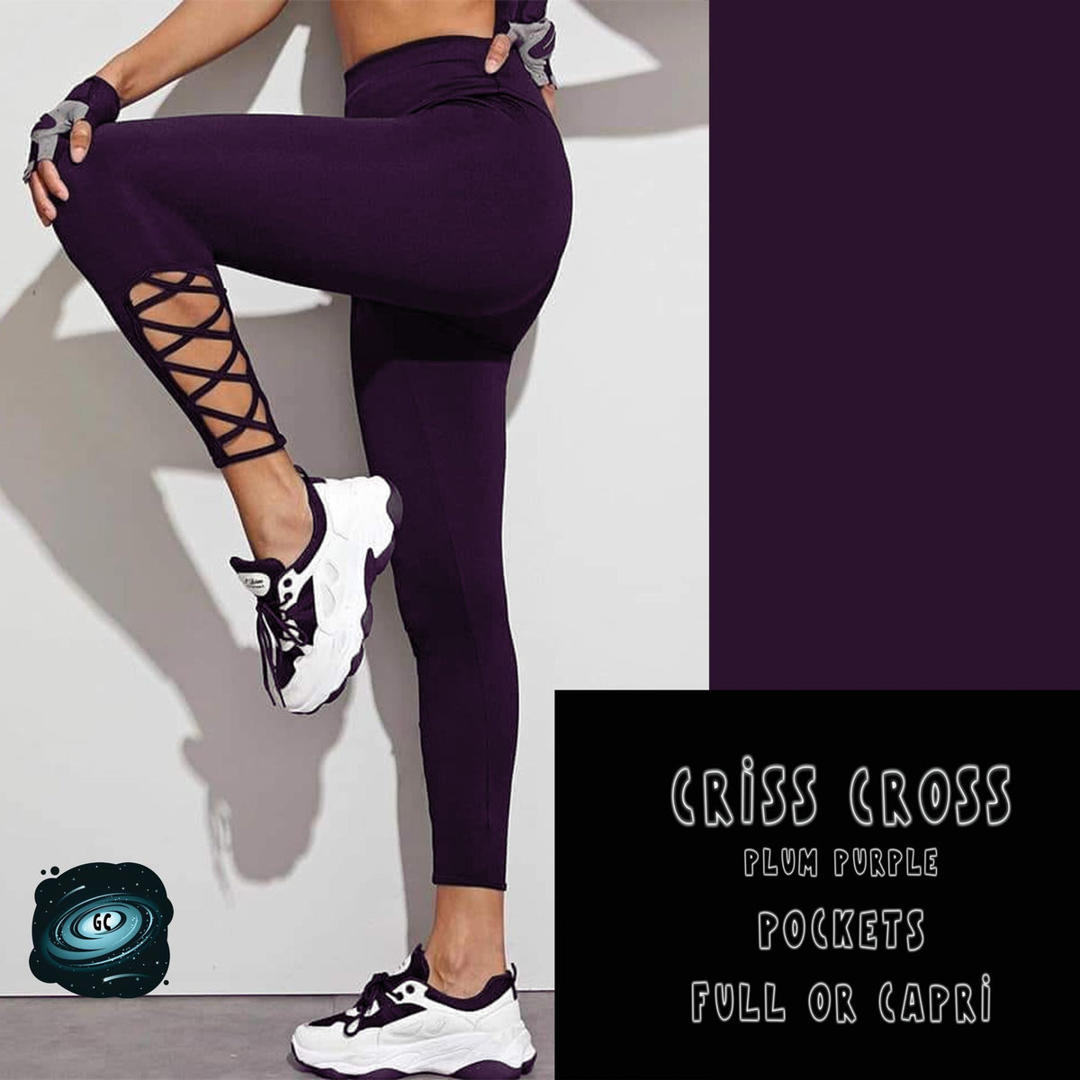 CRISS CROS RUN- PLUM PURPLE