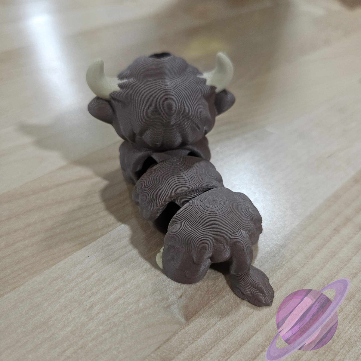 HIGHLAND COW-3D PRINTED STRAW BUDDY