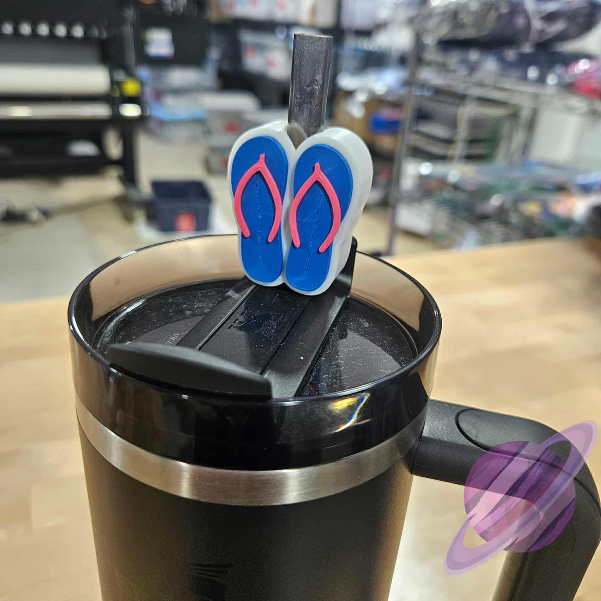 FLIP FLOPS-3D PRINTED STRAW BUDDY