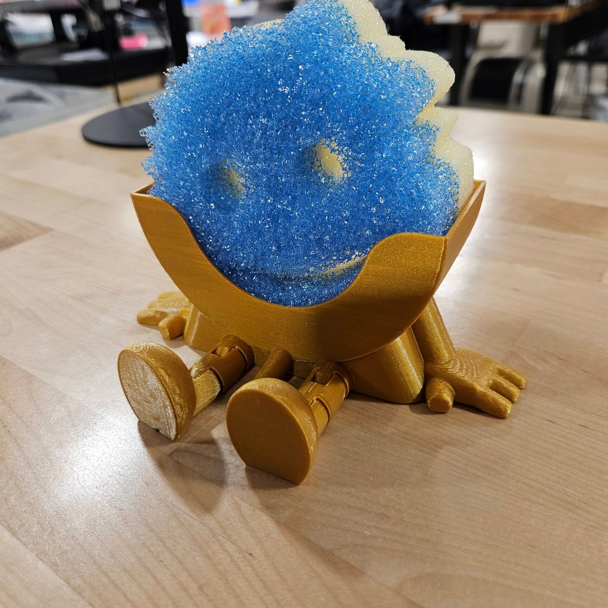 SCRUB DAD SPONGE HOLDER-3D PRINTED