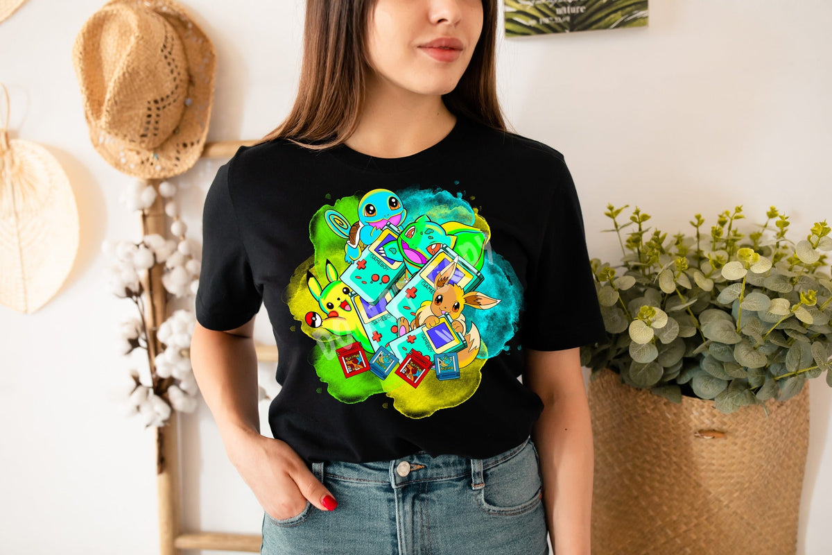 CATCH EM RUN-GAME MONSTER-UNISEX TEE ADULTS/KIDS