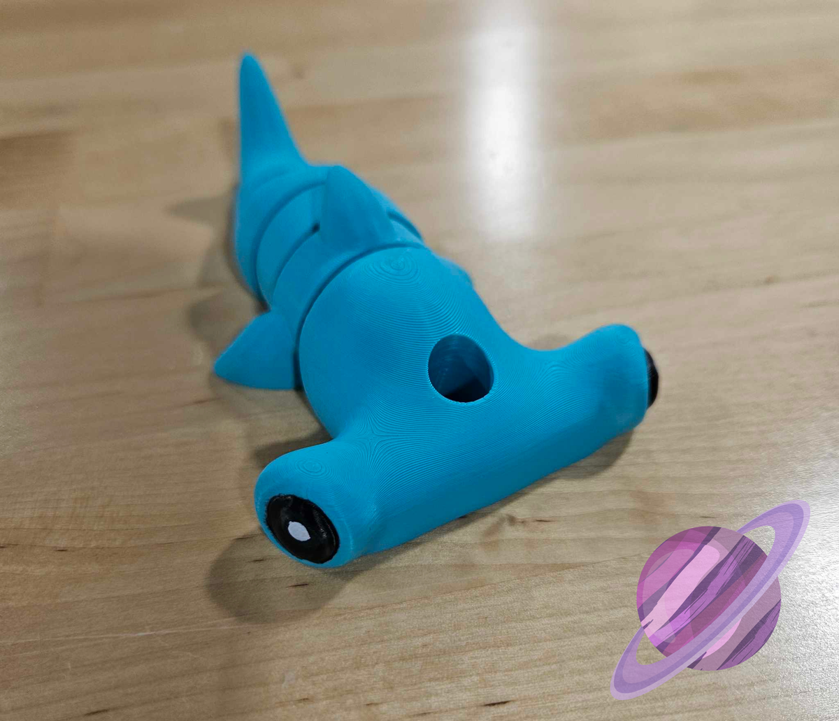 HAMMERHEAD SHARK-3D PRINTED STRAW BUDDY