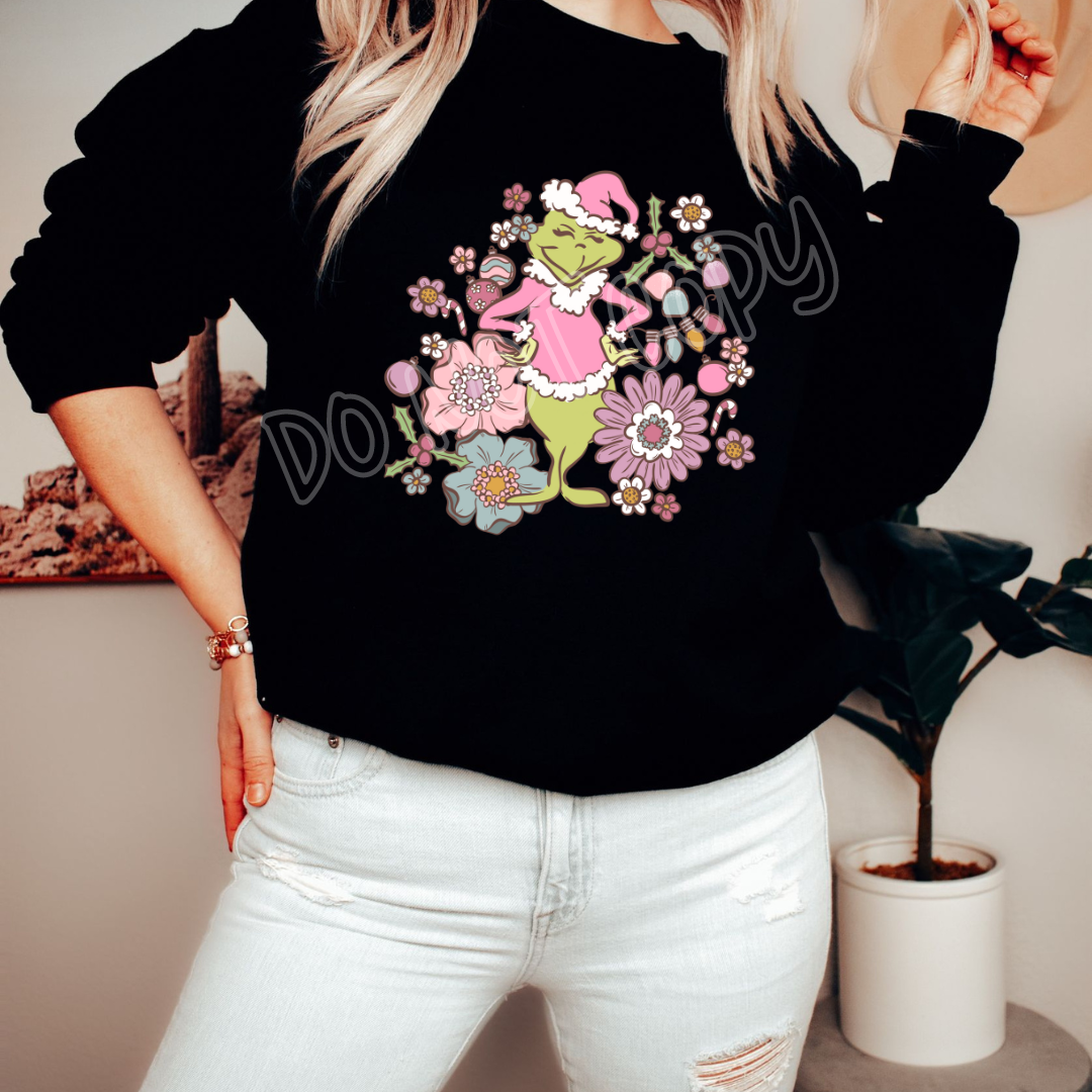 FLORAL MEAN - HOLIDAY RUN 2 - UNISEX TEE ADULTS/KIDS