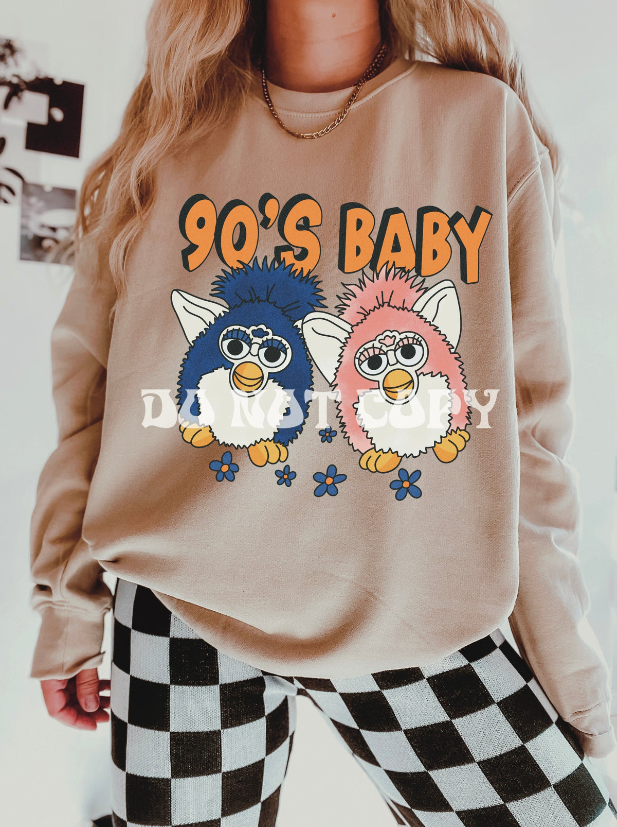 90S BABY FUR SWEATSHIRT
