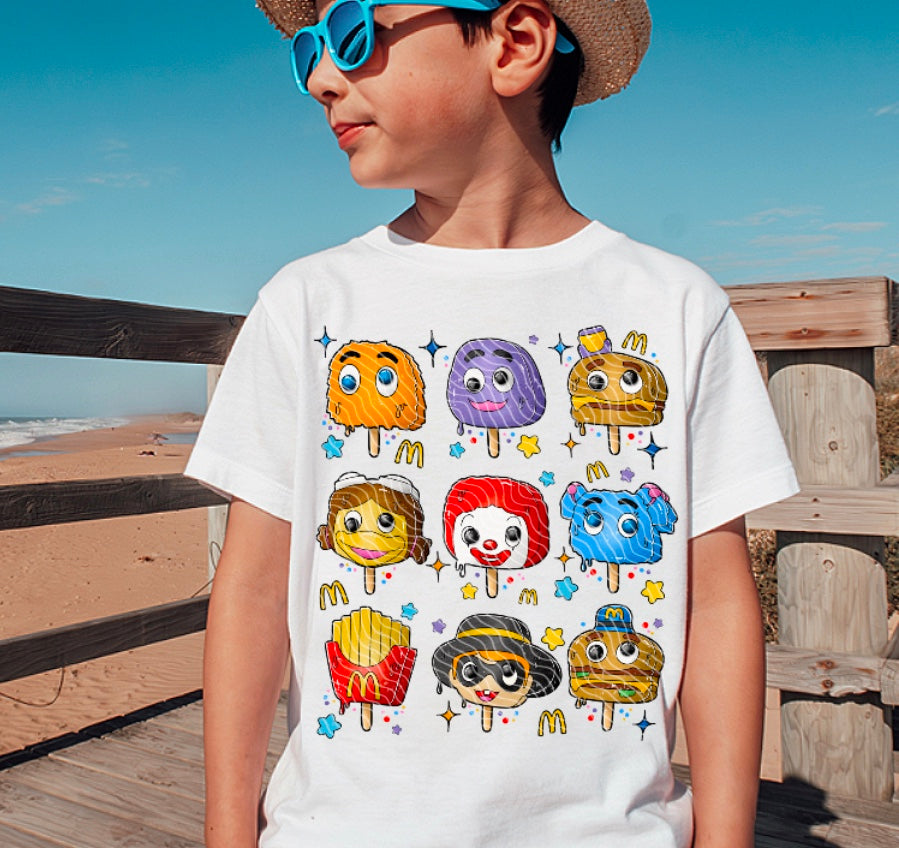 FAST FOOD POPS TEE