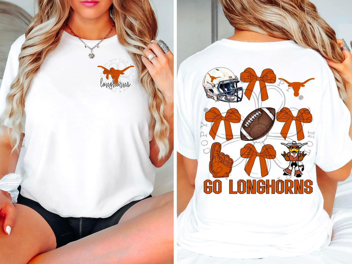 LHORN DOUBLE SIDED TEE