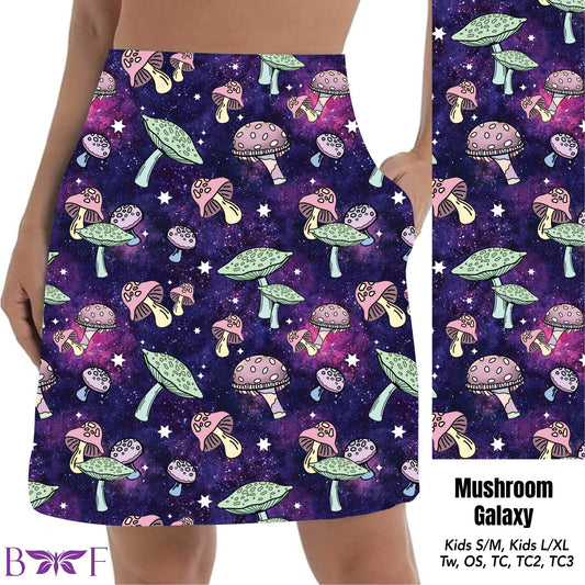 Mushroom Galaxy skort
