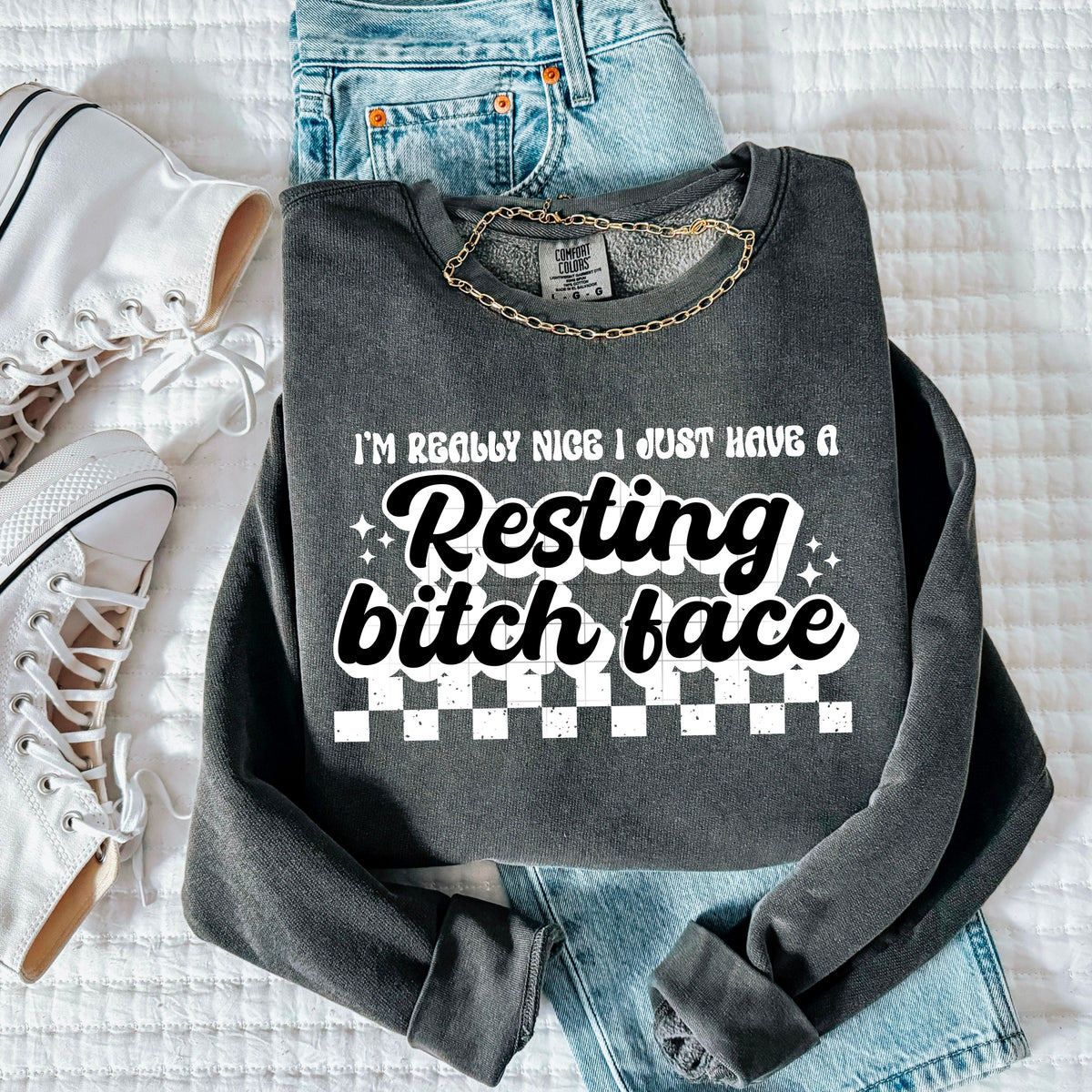 RESTING BITCH FACE SWEATSHIRT