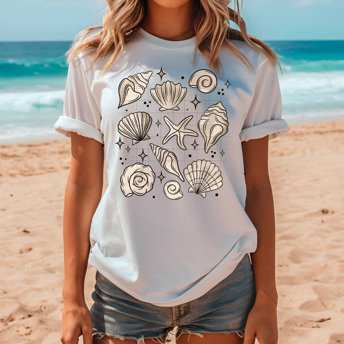 SEA SHELLS TEE