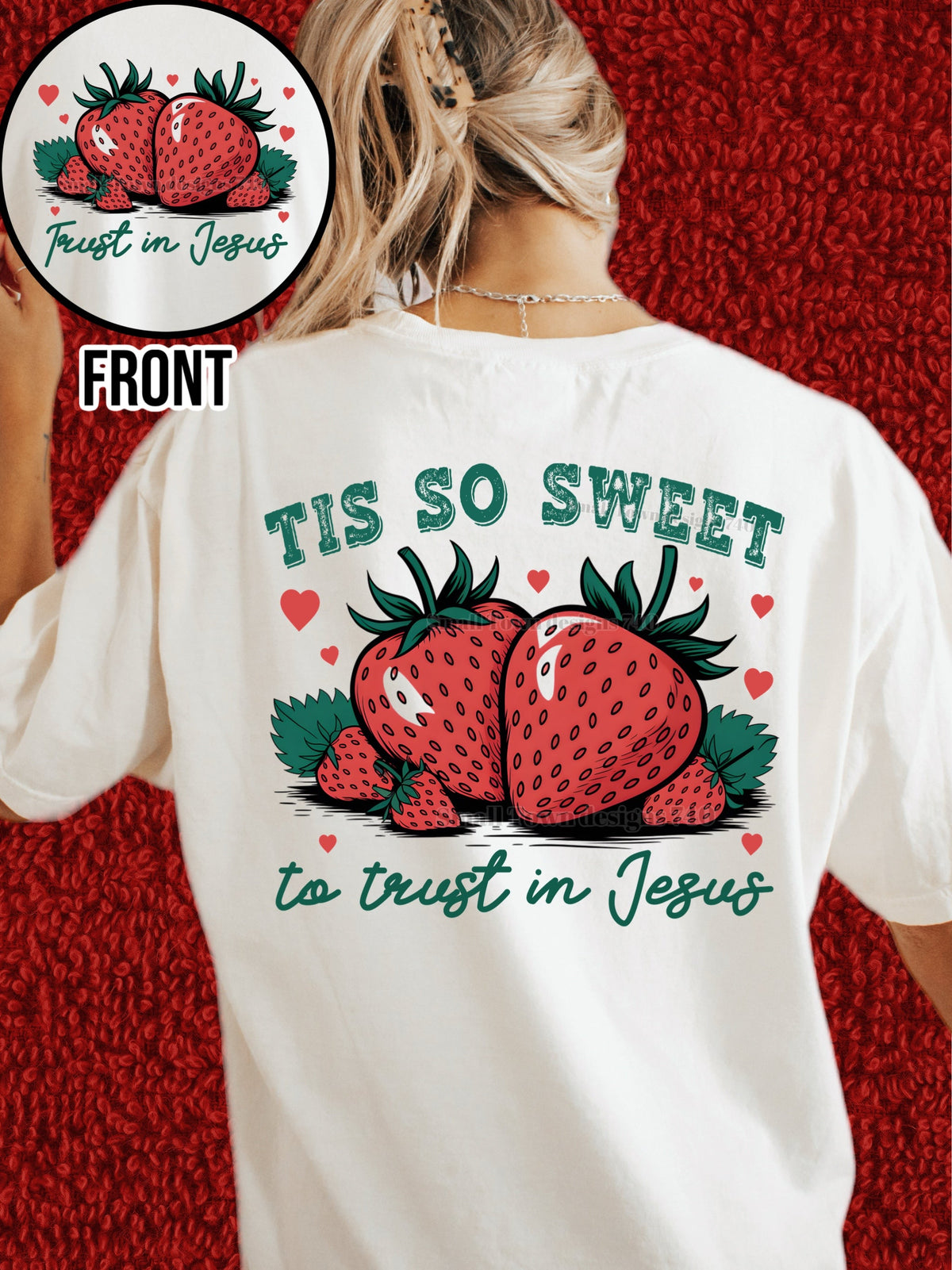 TIS SO SWEET DOUBLE SIDED TEE