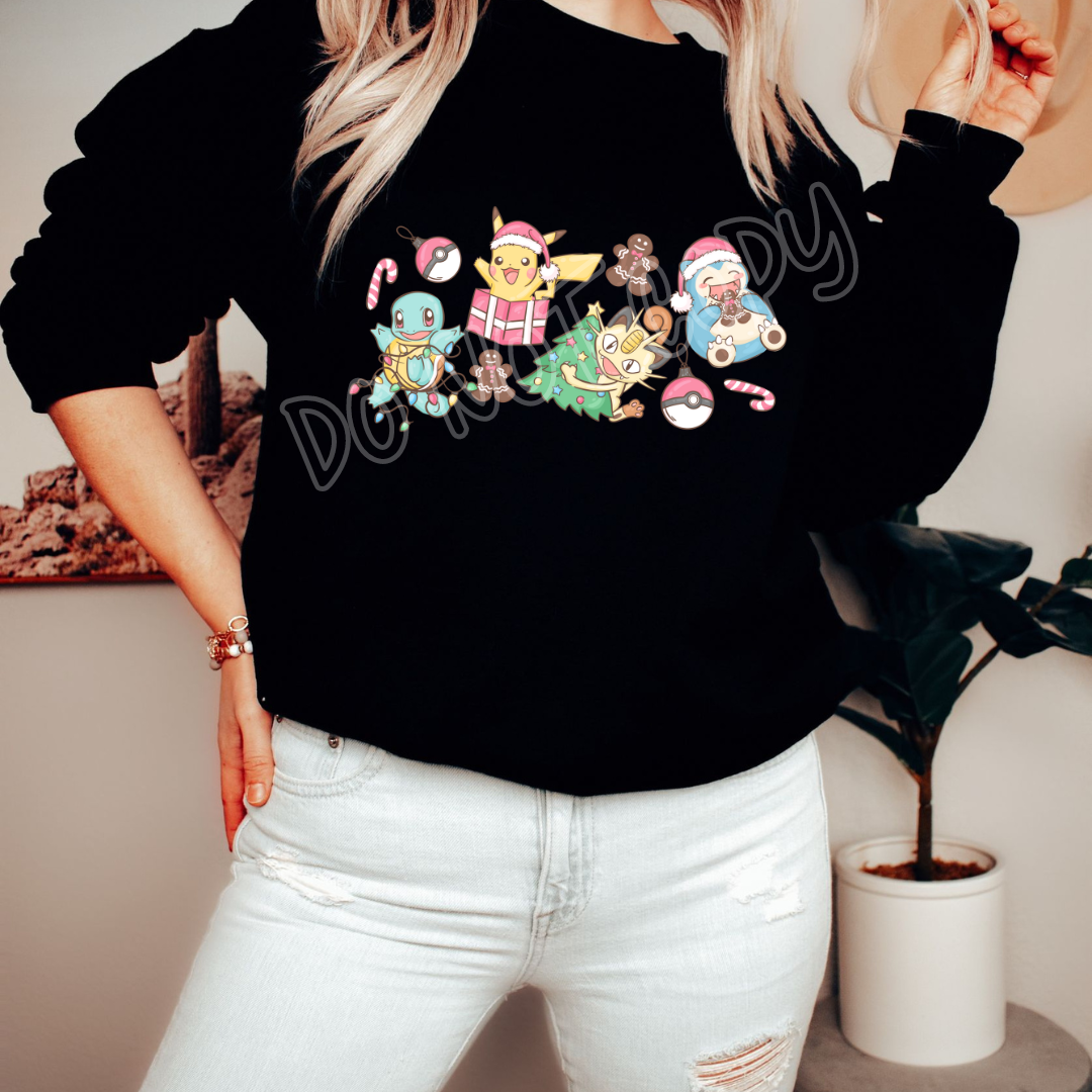 XMAS POKE - HOLIDAY RUN 1 - UNISEX TEE ADULTS/KIDS