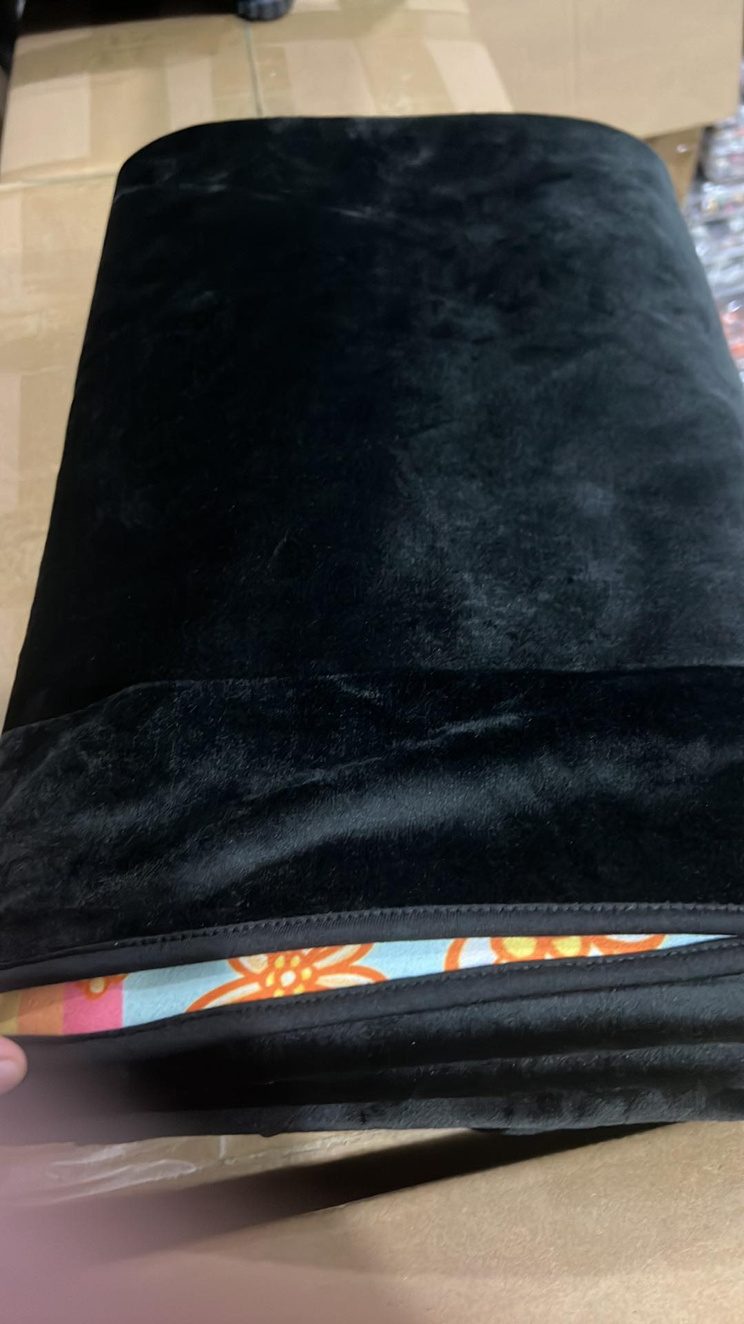 FIREFLY BEAR- SOFT BLACK THROW BLANKET