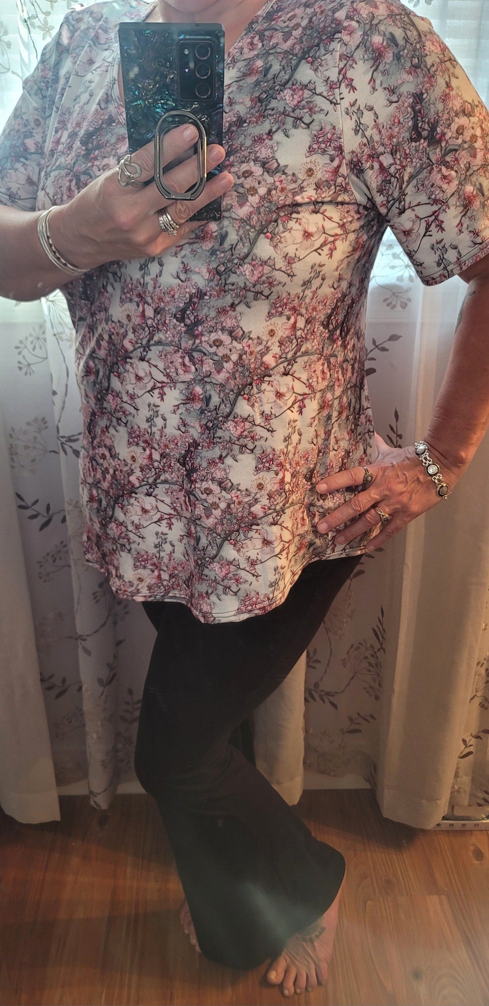 SUMMER COFFEE-PATTERN PANEL OUTFIT RUN-SOFT CLOSE 7/10 HARD CLOSE 7/12