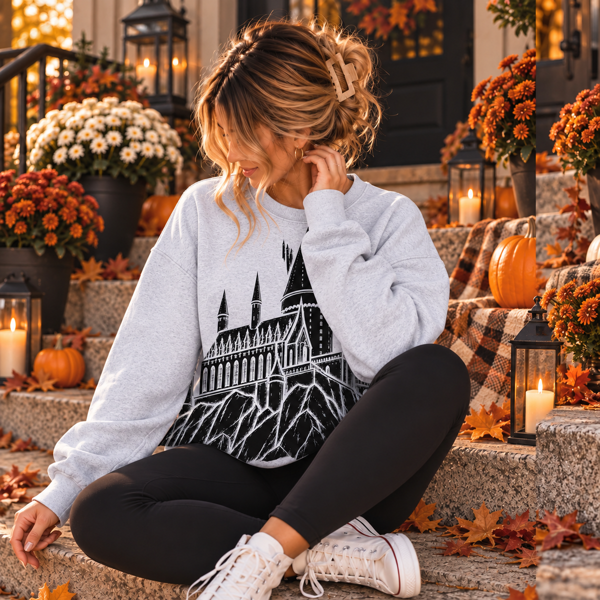 HOG BIG BACK DOUBLE SIDED SWEATSHIRT
