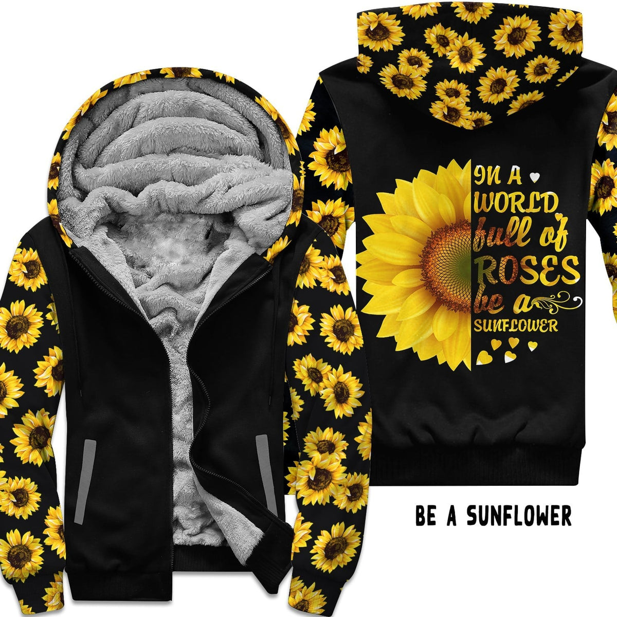 JACKET RUN 14-BE A SUNFLOWER-FLEECE OR COTTON LINER-PREORDER CLOSING 12/16
