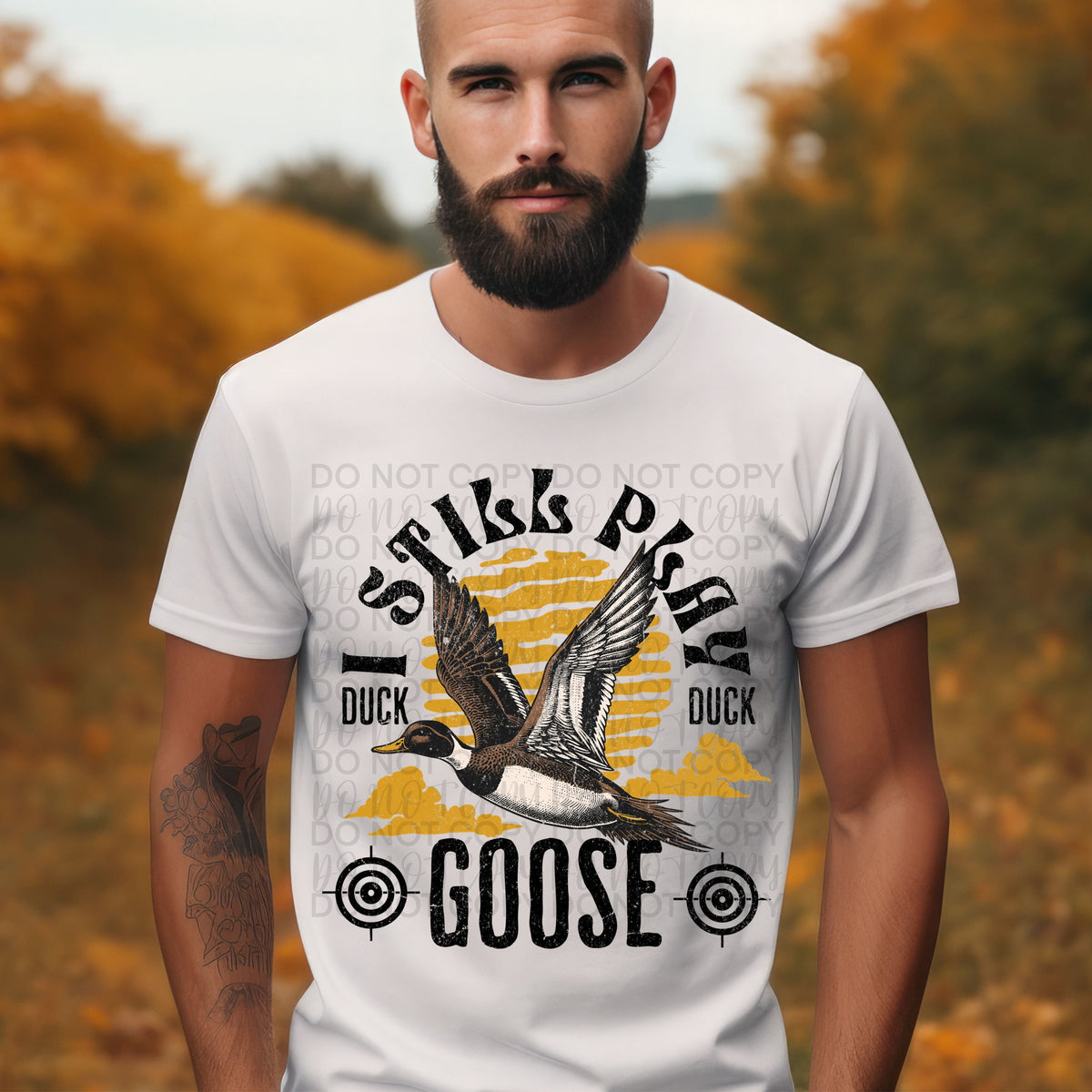 duck duck goose dark TEE
