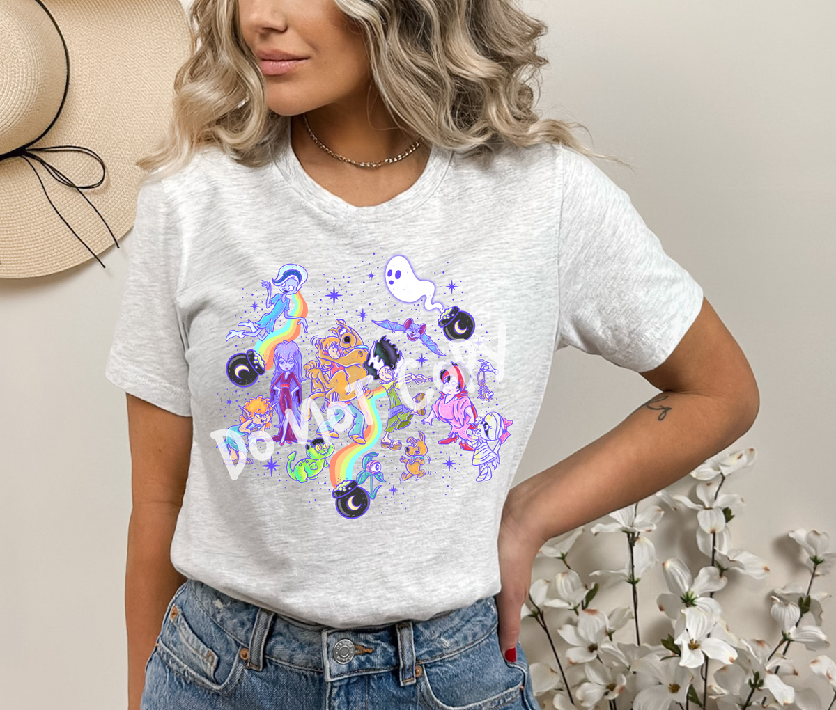 HALLOWEEEN PART 1 -HALLOW-SCOOB-UNISEX TEE ADULTS/KIDS