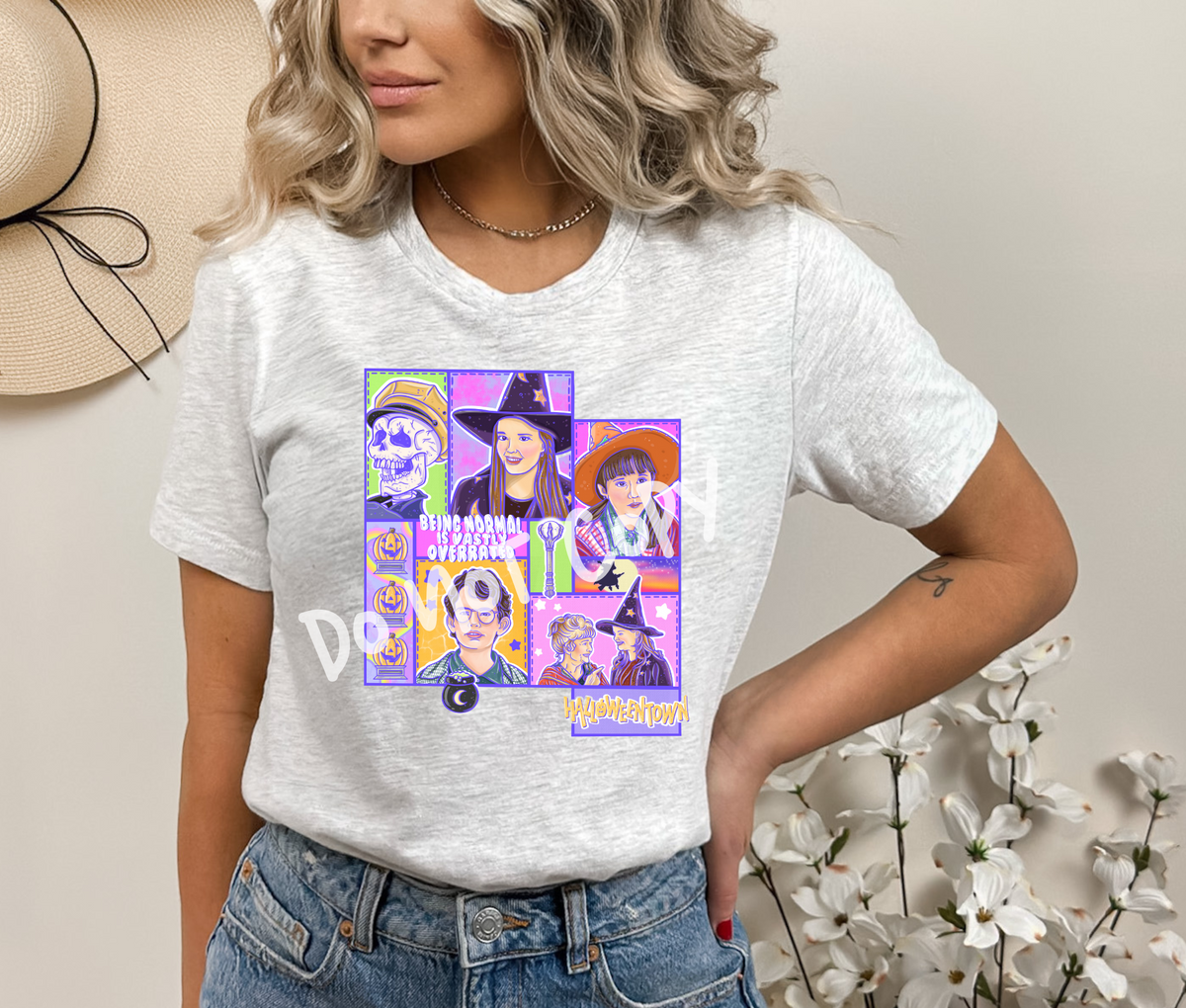 HALLOWEEEN PART 1 -PASTEL HALLOW -UNISEX TEE ADULTS/KIDS