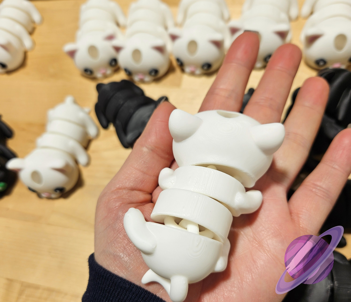 KITTY CAT-3D PRINTED STRAW BUDDY