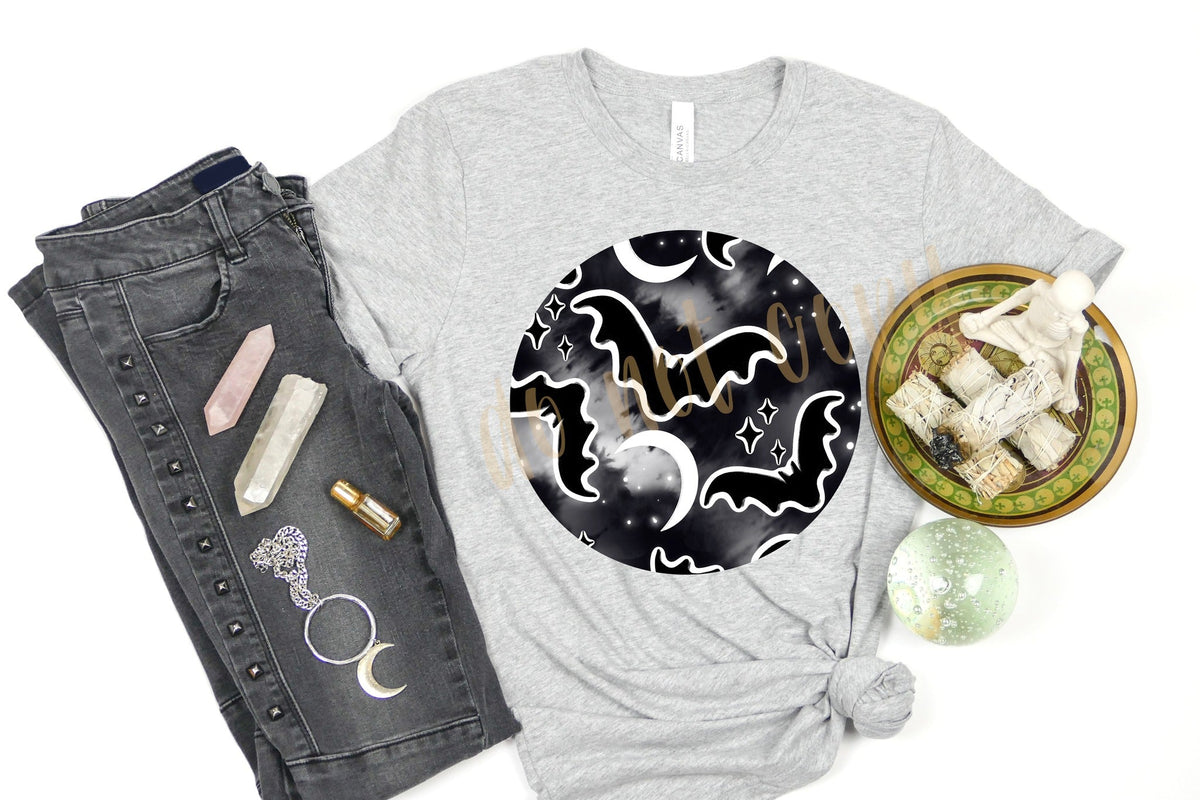 TSF RUN-MIDNIGHT BATS UNISEX TEE ADULTS/KIDS