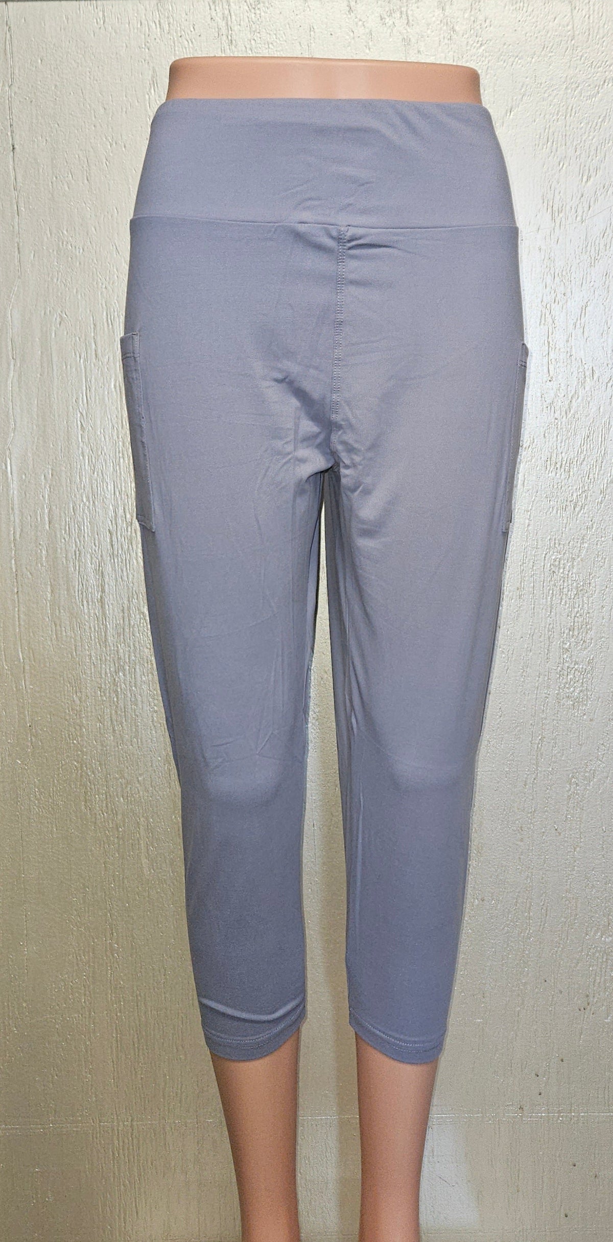 Light Purple capris and biker shorts with pockets