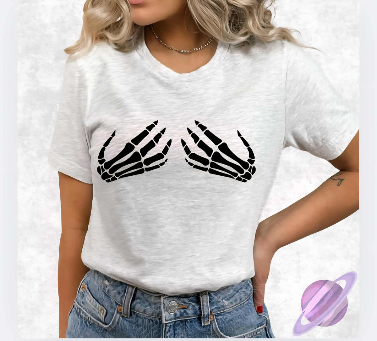 SKELE HANDS TEE