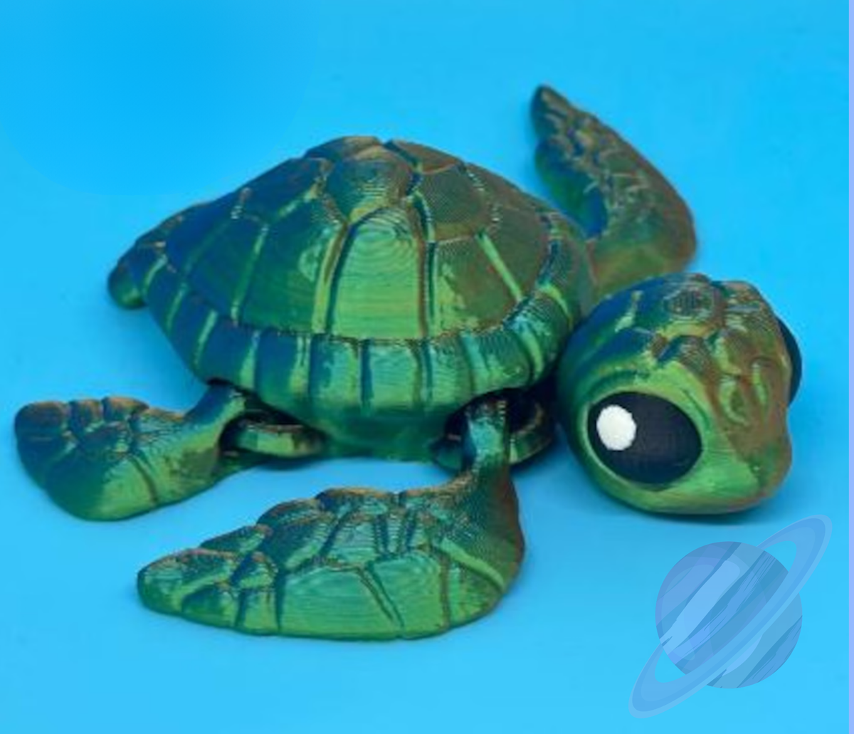SEA TURTLE-3D PRINTED STRAW BUDDY