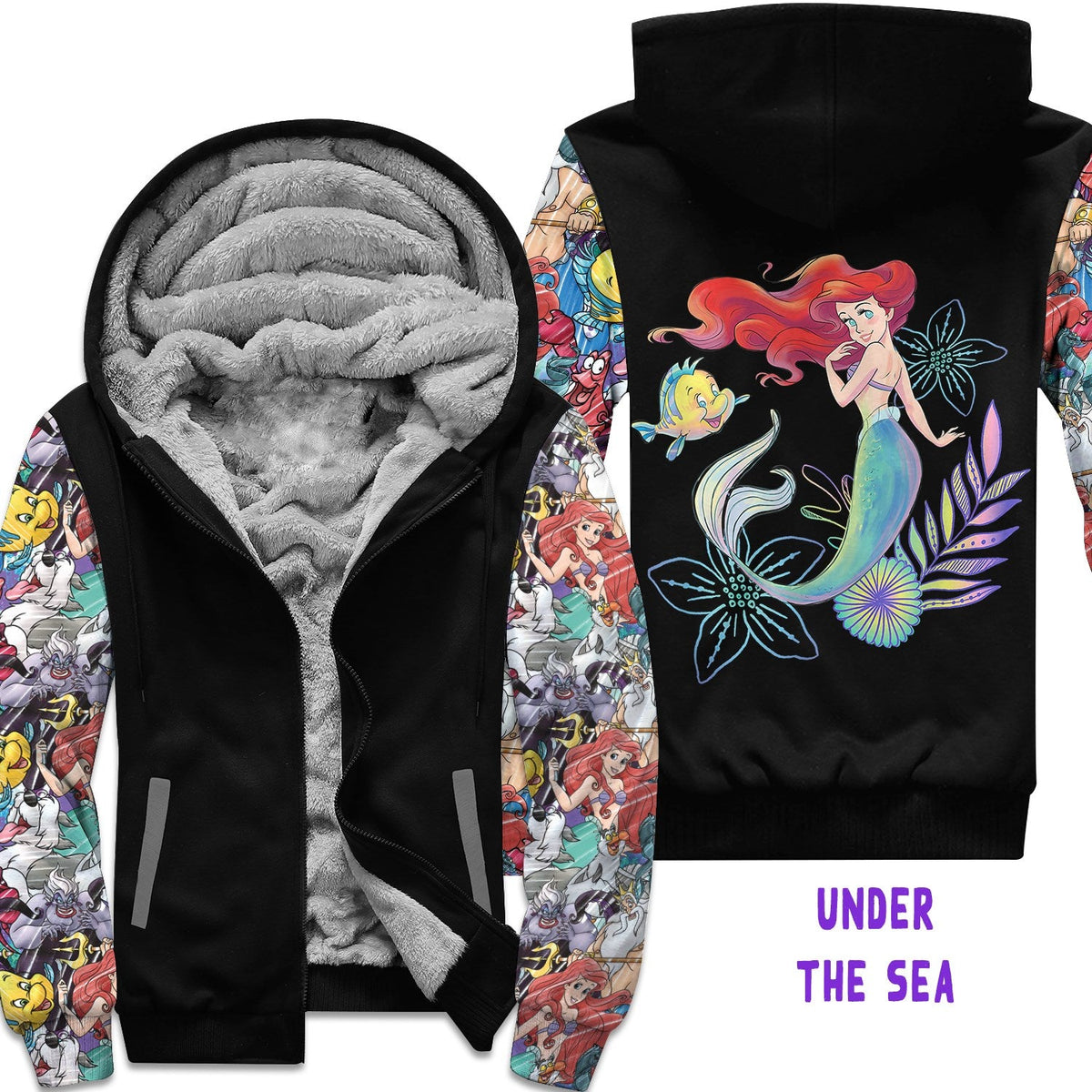 JACKET RUN 14-UNDER THE SEA-FLEECE OR COTTON LINER-PREORDER CLOSING 12/16