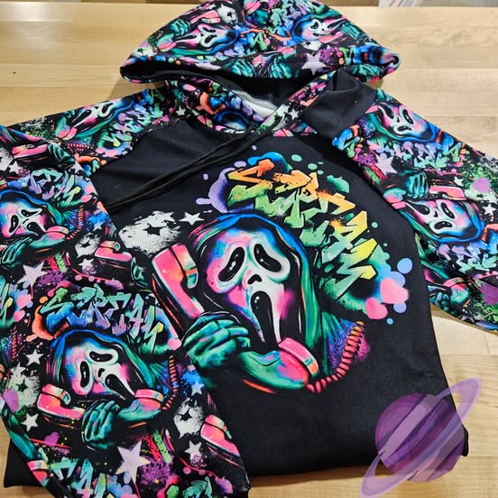 MIDNIGHT CRYSTALS-PATTERN BLOCK HOODIE-PREORDER CLOSING 10/9