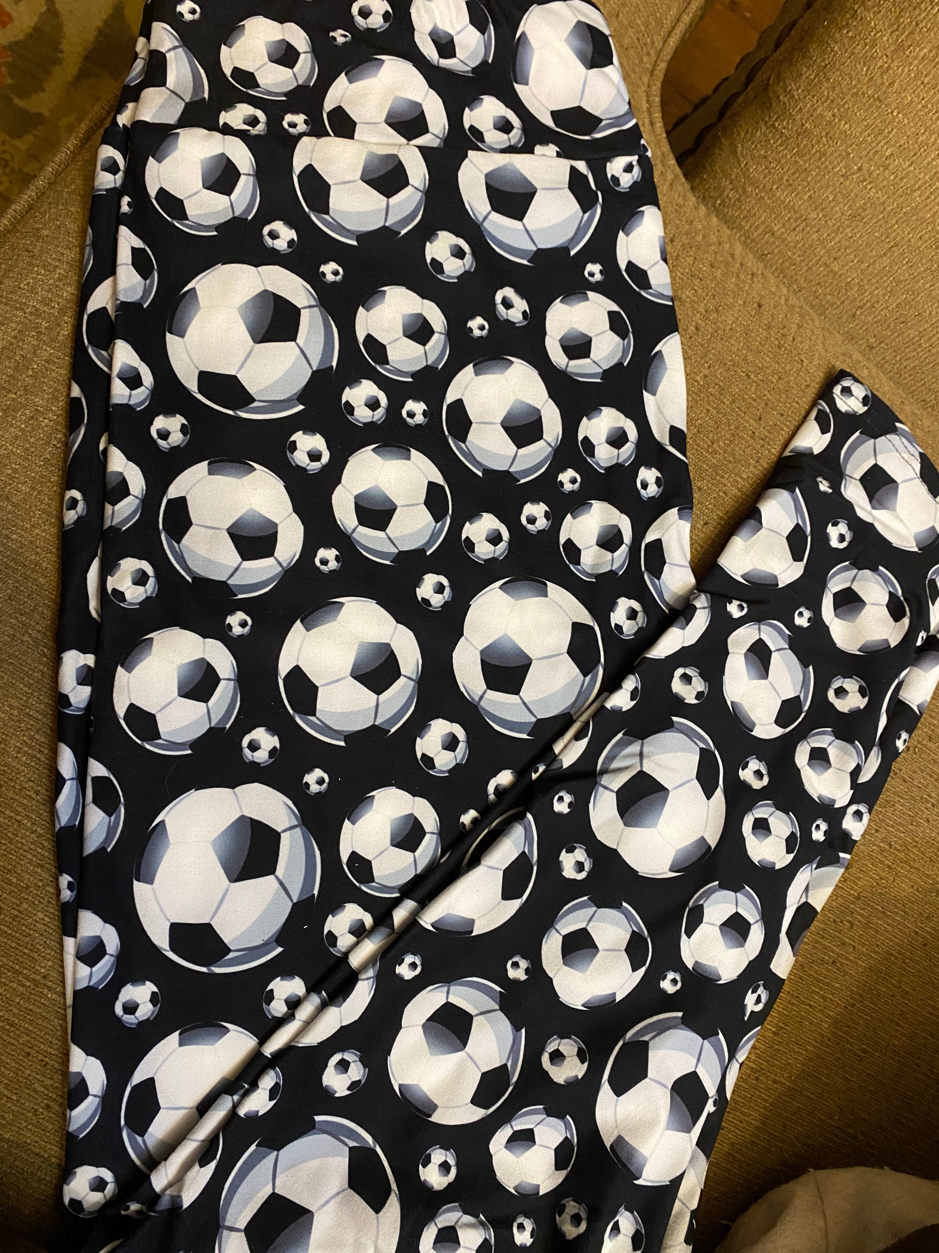 Soccer balls  tc leggings