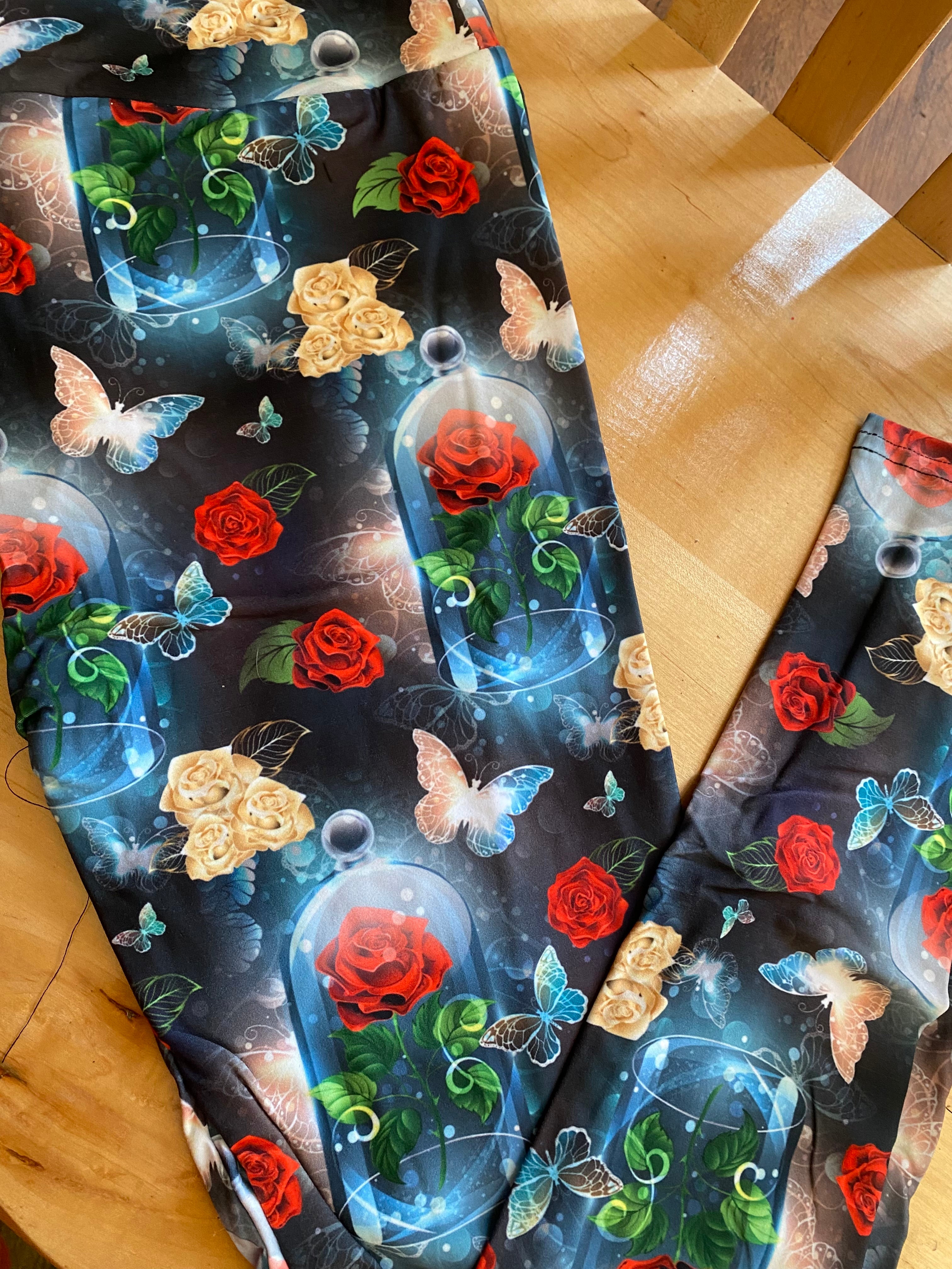 Beauty roses  os leggings