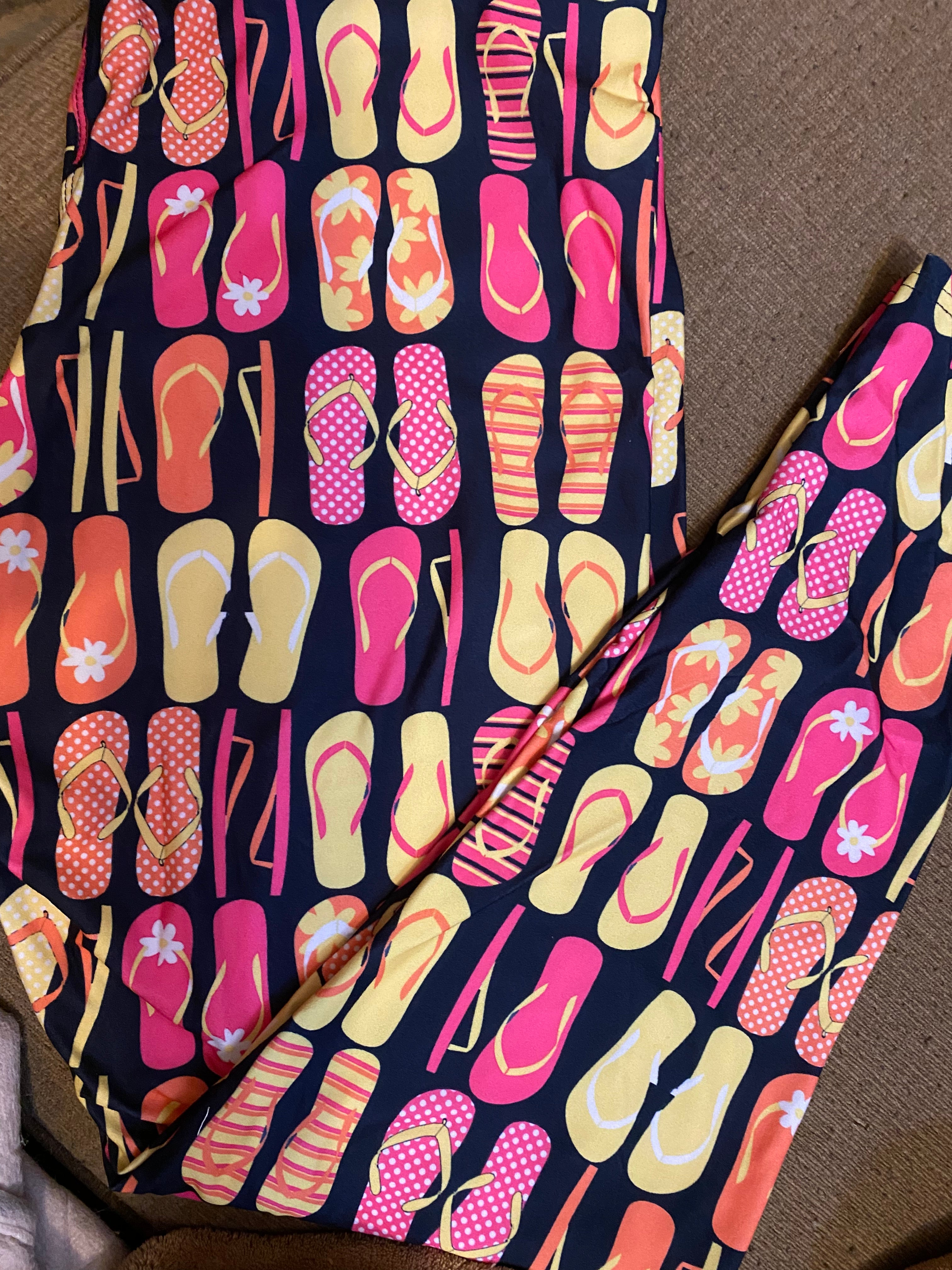 Sunset flip-flops  tc leggings