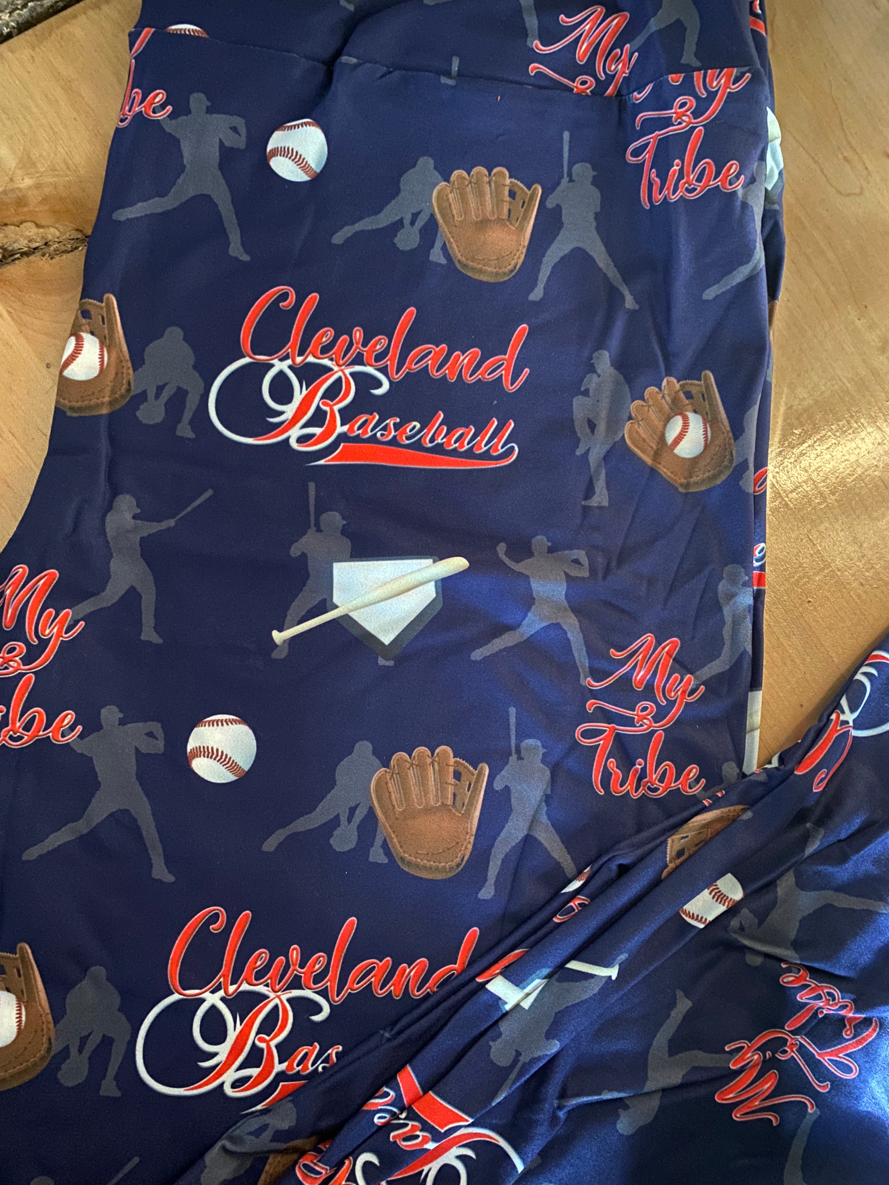 Cleveland baseball  leggings