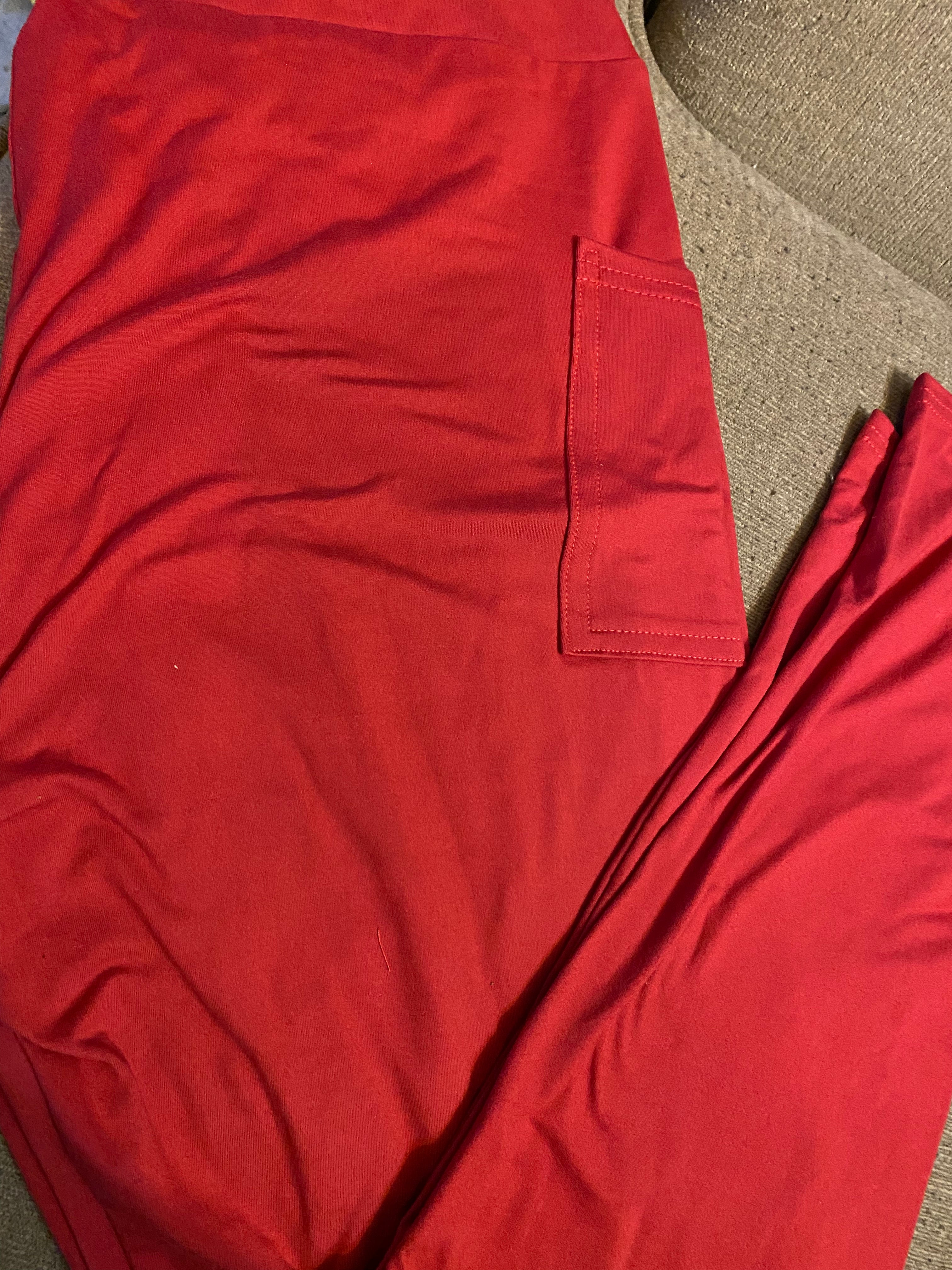 Red TC2 leggings