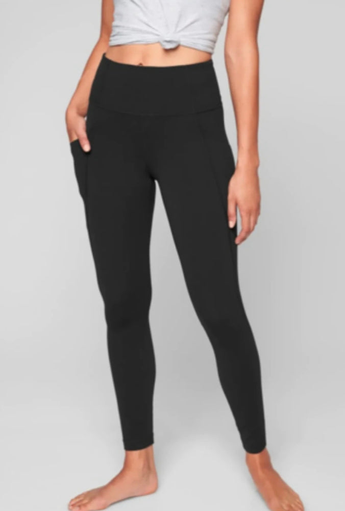 Solid black with pockets leggings