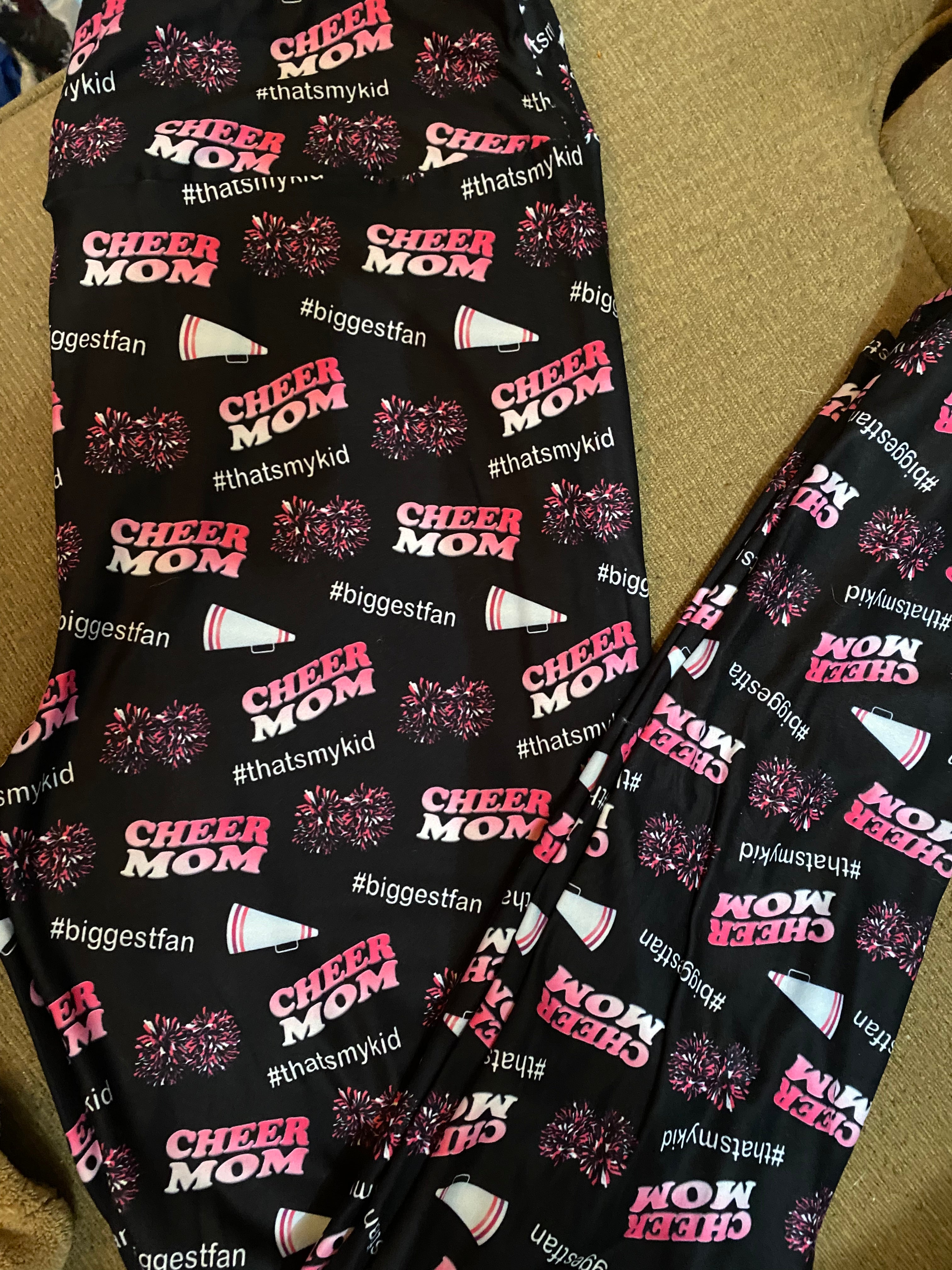 Cheer mom tc leggings