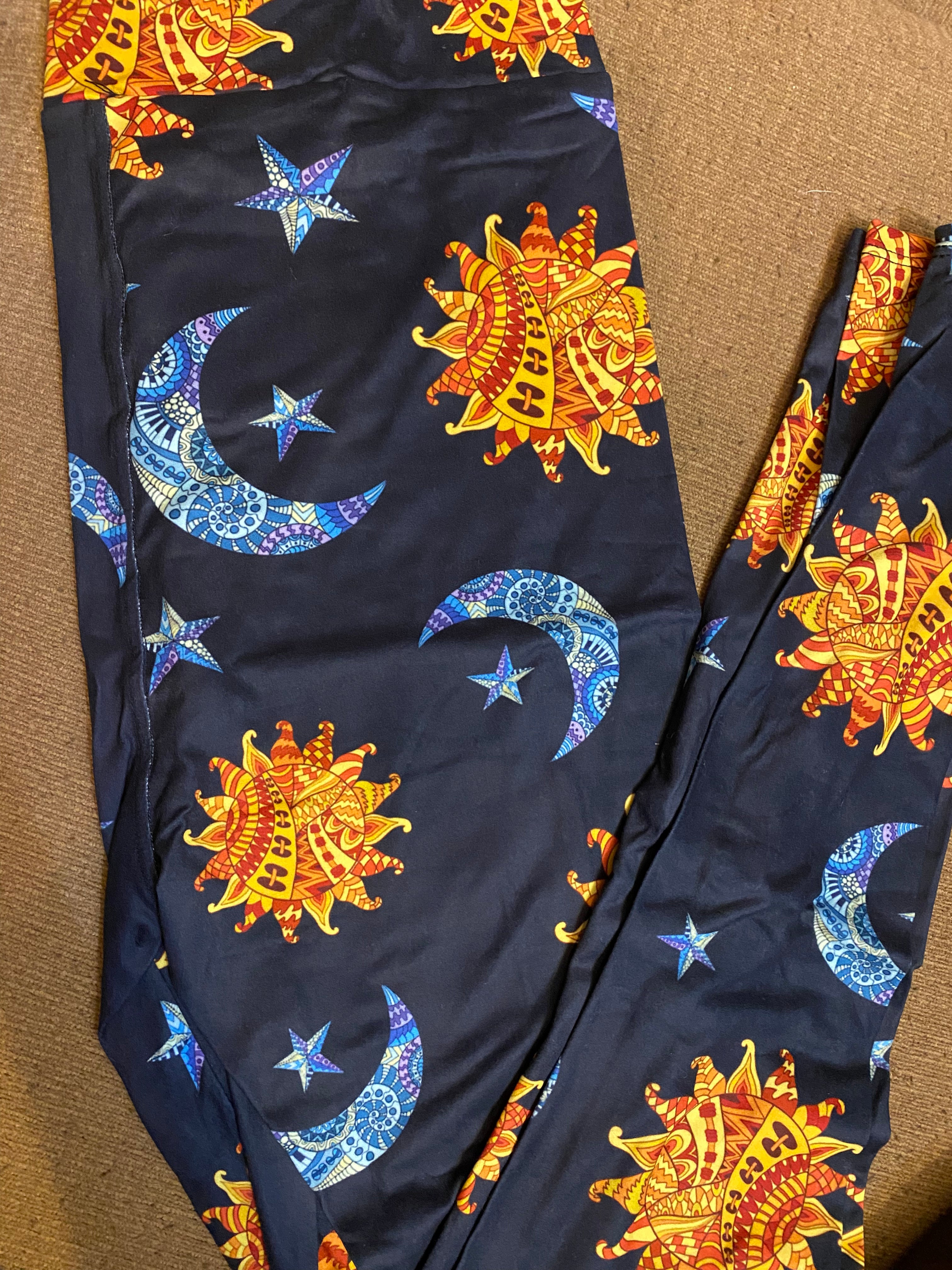 Sun and moon leggings