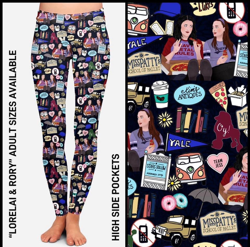 L and r leggings